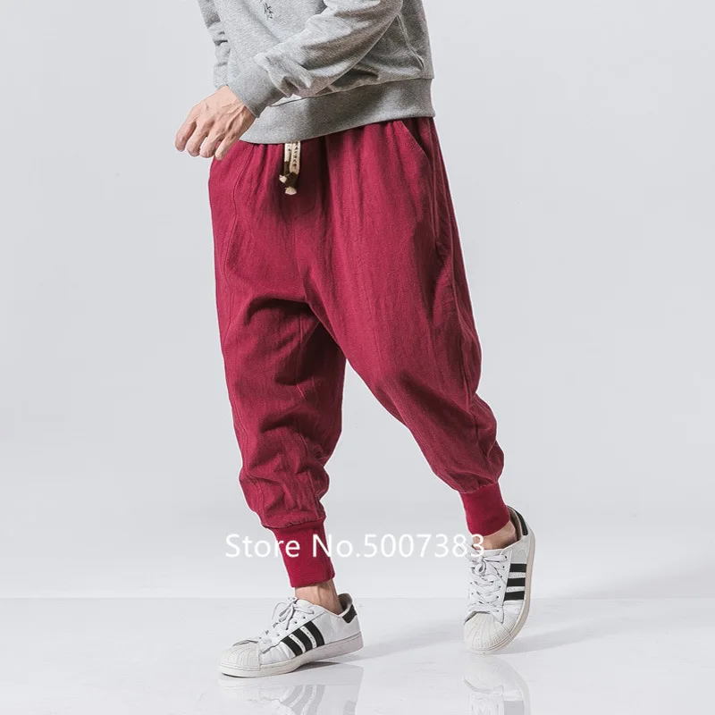Men Harem Pants Chinese Casual Cotton Linen Retro Trouser Man Loose Jogger Baggy Japanese Crotch Leggings Plus Size M-5XL
Men Harem Pants Chinese Casual Cotton Linen Retro Trouser Man Loose Jogger Baggy Japanese Crotch Leggings Plus Size M-5XL