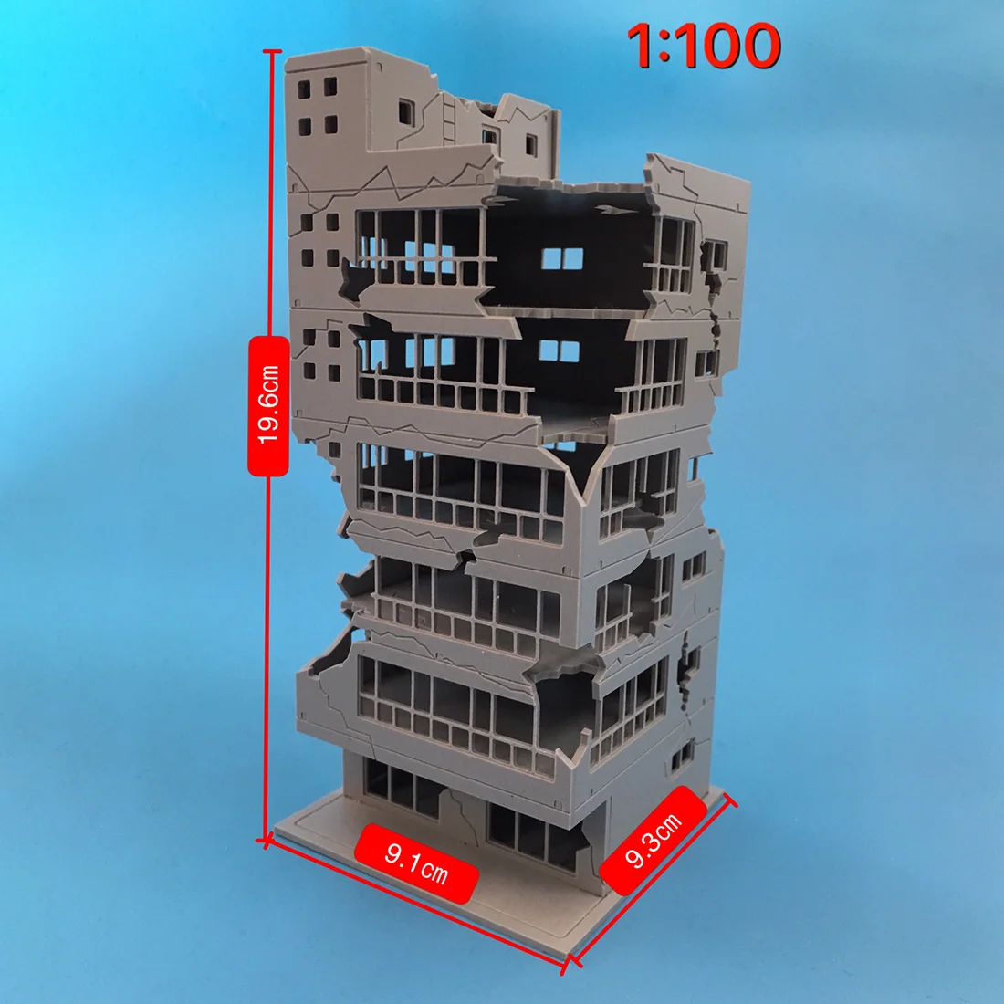 1:100 Scale Sand Table Decoration DIY Assembly Model Battlefield Ruin Damaged Building
1:100 Scale Sand Table Decoration DIY Assembly Model Battlefield Ruin Damaged Building