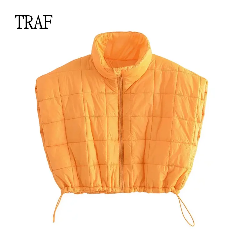 TRAF Women Vest 2021 Autumn Flip Collar Cotton Vests Women Elegant Solid Simple Zipper Coats Women Casual Female Outerwear
TRAF Women Vest 2021 Autumn Flip Collar Cotton Vests Women Elegant Solid Simple Zipper Coats Women Casual Female Outerwear