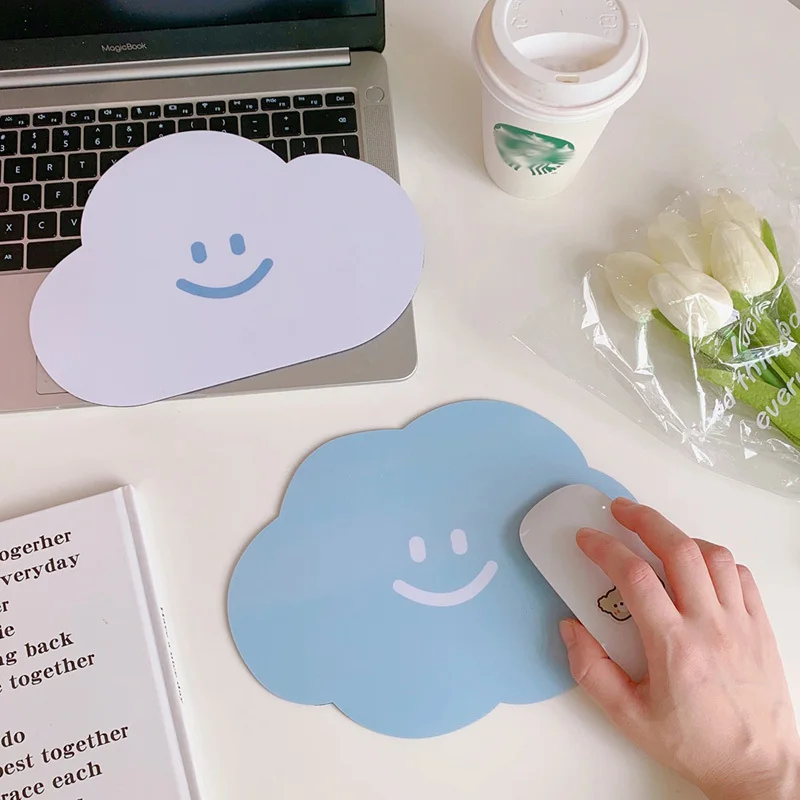 Korean Ins Cute Cloud Smiling Face Mouse Pad Simple Style Girl Desk Mini Mat PVC Waterproof Anti Slip Kawaii Insulation Pad
Korean Ins Cute Cloud Smiling Face Mouse Pad Simple Style Girl Desk Mini Mat PVC Waterproof Anti Slip Kawaii Insulation Pad
