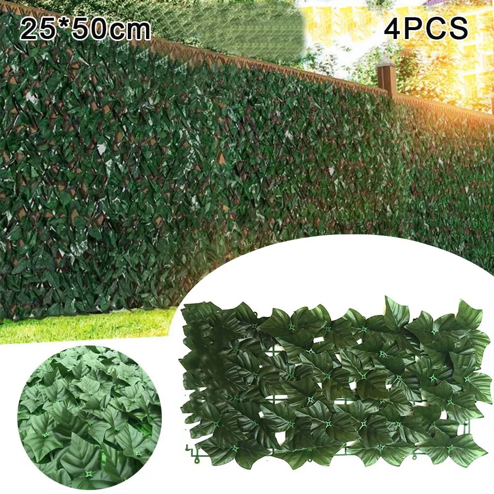 4PCS Artificial Hedge Panels Garden Fence Wall Landscaping Privacy Screen Mesh Trellis Home Outdoor Decor 25*50CM
4PCS Artificial Hedge Panels Garden Fence Wall Landscaping Privacy Screen Mesh Trellis Home Outdoor Decor 25*50CM