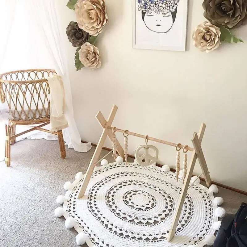 Nordic Simple Wooden Fitness Rack Children Room Decorations Baby Play Gym Bar
Nordic Simple Wooden Fitness Rack Children Room Decorations Baby Play Gym Bar