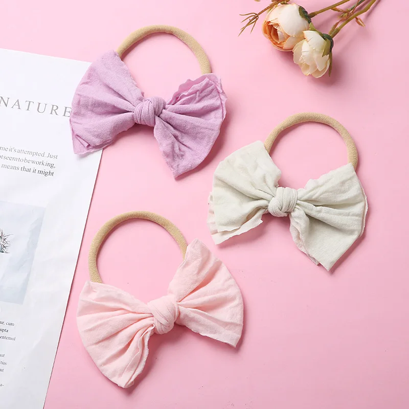 Baby Bows Headband Nylon Girls Traceless Hair Bands Soft Children Spring Outdoor Headbands Lovely Newborn Photo Props 30 Colors
Baby Bows Headband Nylon Girls Traceless Hair Bands Soft Children Spring Outdoor Headbands Lovely Newborn Photo Props 30 Colors