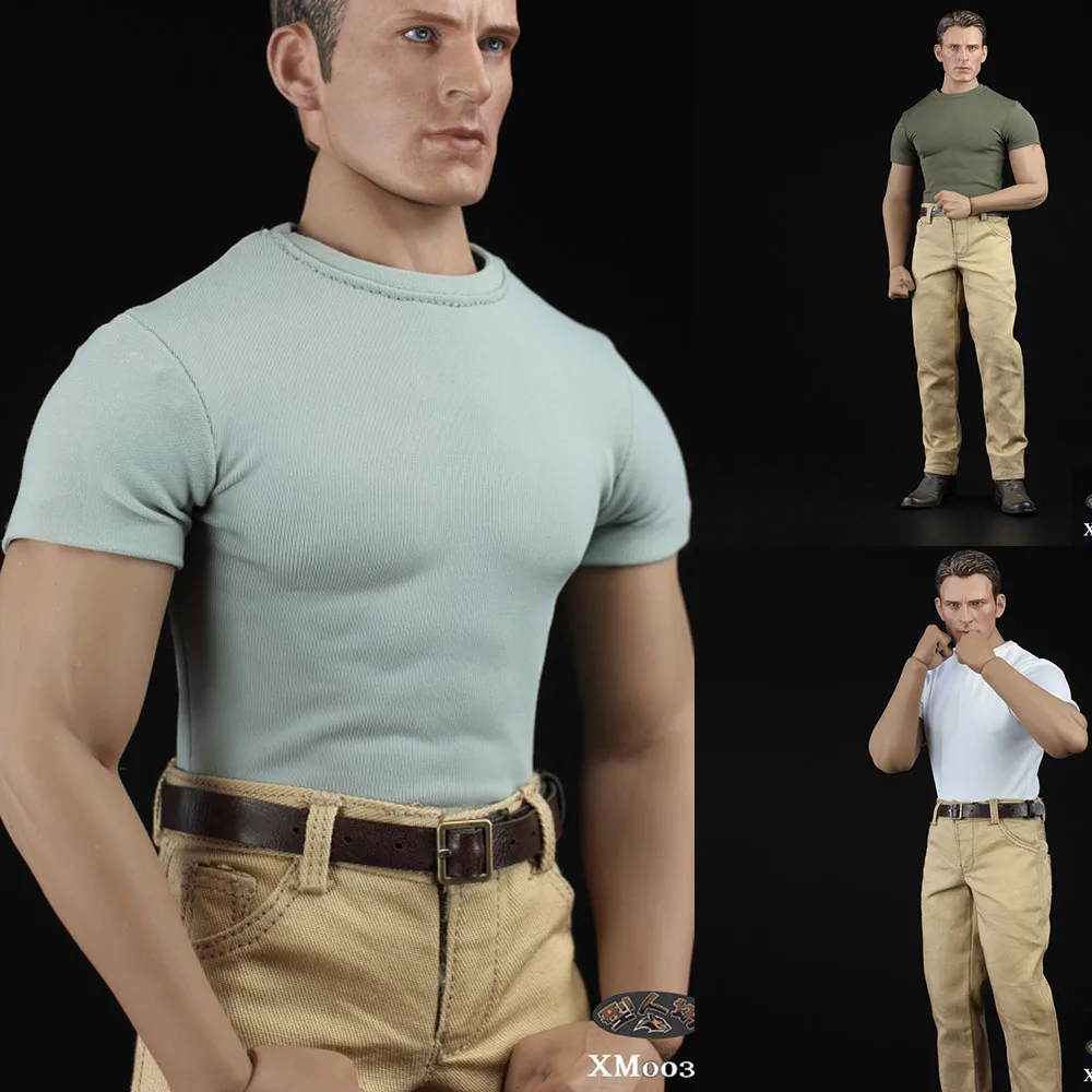 1/6 Male Captain Mens' Casual Outfit Tight T-shirt Short Sleeve Top Clothes Model for 12 inches M33 Muscle Body
1/6 Male Captain Mens' Casual Outfit Tight T-shirt Short Sleeve Top Clothes Model for 12 inches M33 Muscle Body