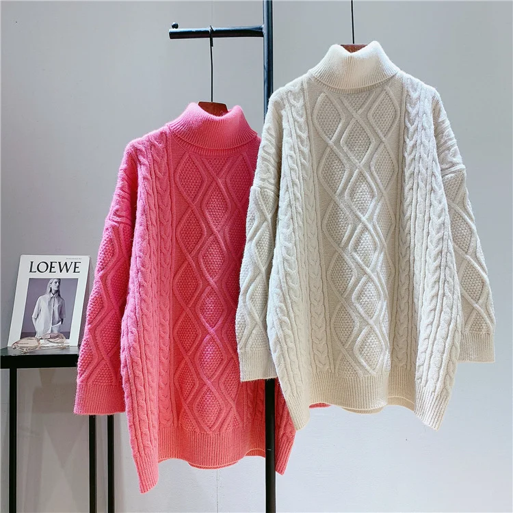 Женский шикарный свитер 2022, зимние топы, пуловер, вязаное мягкое теплое свободное однотонное пальто в Корейском стиле, плотное пальто, верхн... 
Женский шикарный свитер 2022, зимние топы, пуловер, вязаное мягкое теплое свободное однотонное пальто в Корейском стиле, плотное пальто, верхн...