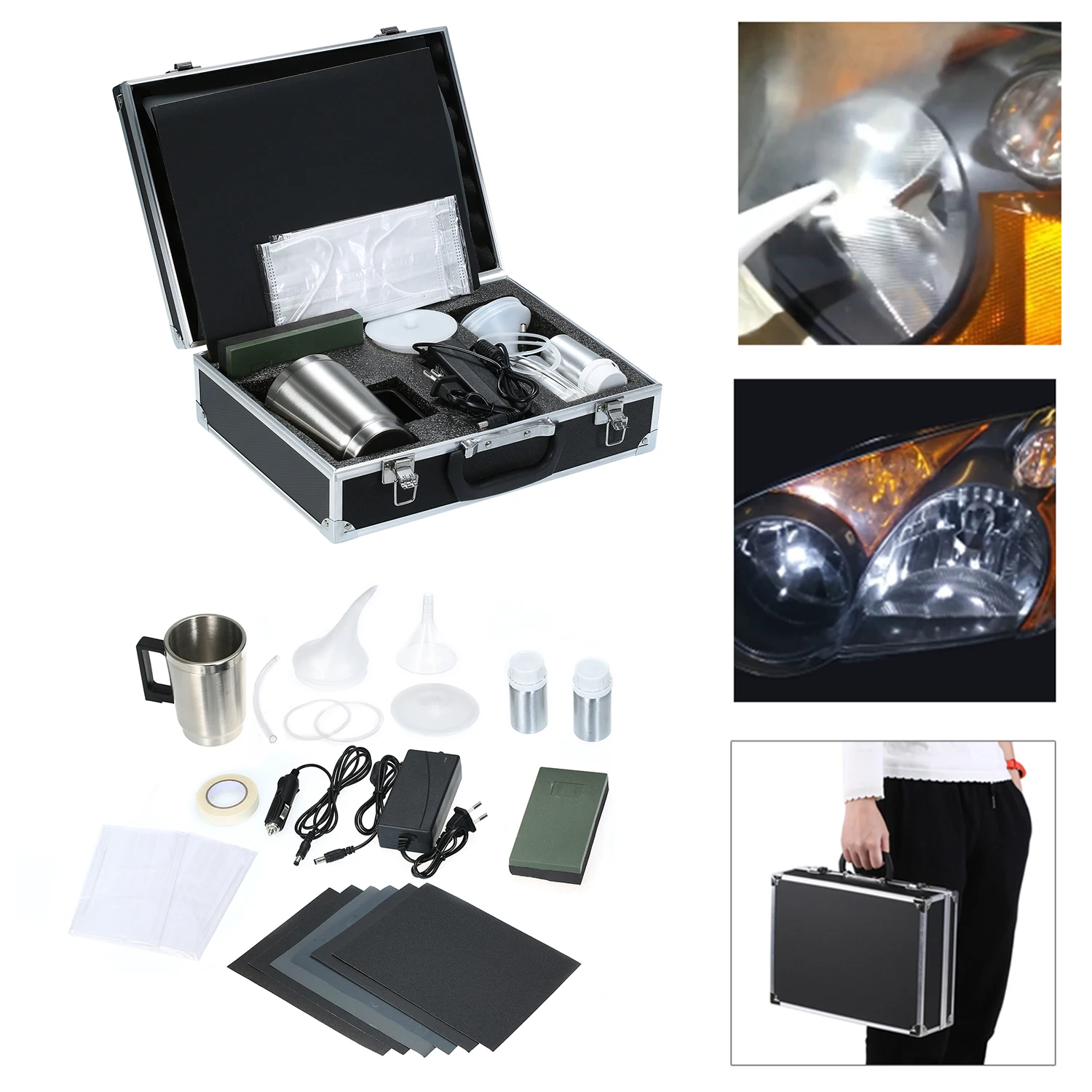 Automobile Headlight Restoration Kits Car Headlight Polish Repair Tool Glass Scratch Repair Headlight Renovation
Automobile Headlight Restoration Kits Car Headlight Polish Repair Tool Glass Scratch Repair Headlight Renovation