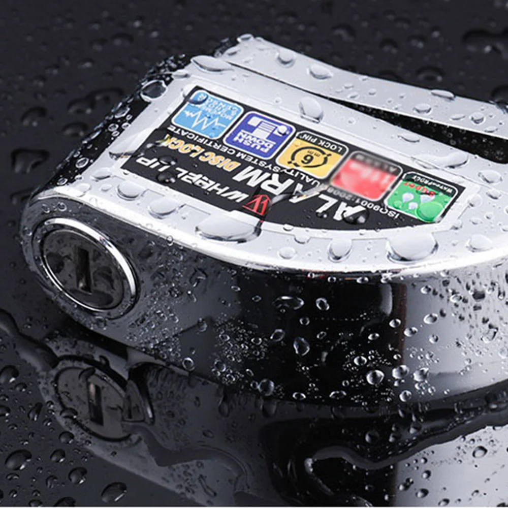 Anti-theft and waterproof alarm bicycle disc brake lock scooter motorcycle anti-theft disc brake lock alarm + reminder rope
Anti-theft and waterproof alarm bicycle disc brake lock scooter motorcycle anti-theft disc brake lock alarm + reminder rope