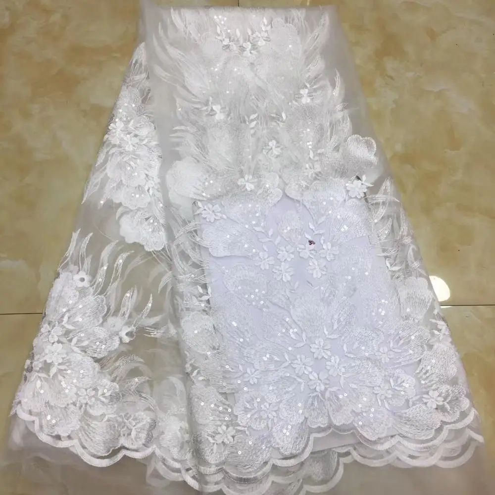 Madison African Fabrics French Tulle Mesh Lace with Sequins Best Quality Nigerian Net Lace for Party Wedding Dress
Madison African Fabrics French Tulle Mesh Lace with Sequins Best Quality Nigerian Net Lace for Party Wedding Dress