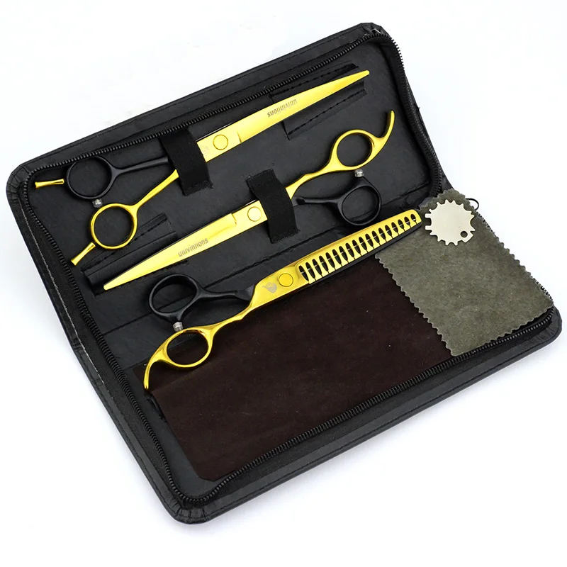 7 inch Pet Dog Cat Hair Clippers Pet Dog Gromming Scissors Pet Straight &Thinning & Up Curved Scissors Kit Pet Gromming Tools
7 inch Pet Dog Cat Hair Clippers Pet Dog Gromming Scissors Pet Straight &Thinning & Up Curved Scissors Kit Pet Gromming Tools