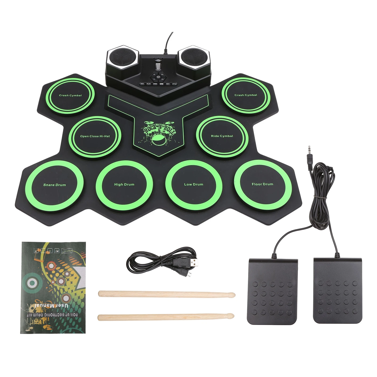 Foldable Drum Kit Silicone USB Portable Electronic Drum Foldable Drum Set Portable Drum Foldable Drum Kit for Beginners Practice
Foldable Drum Kit Silicone USB Portable Electronic Drum Foldable Drum Set Portable Drum Foldable Drum Kit for Beginners Practice