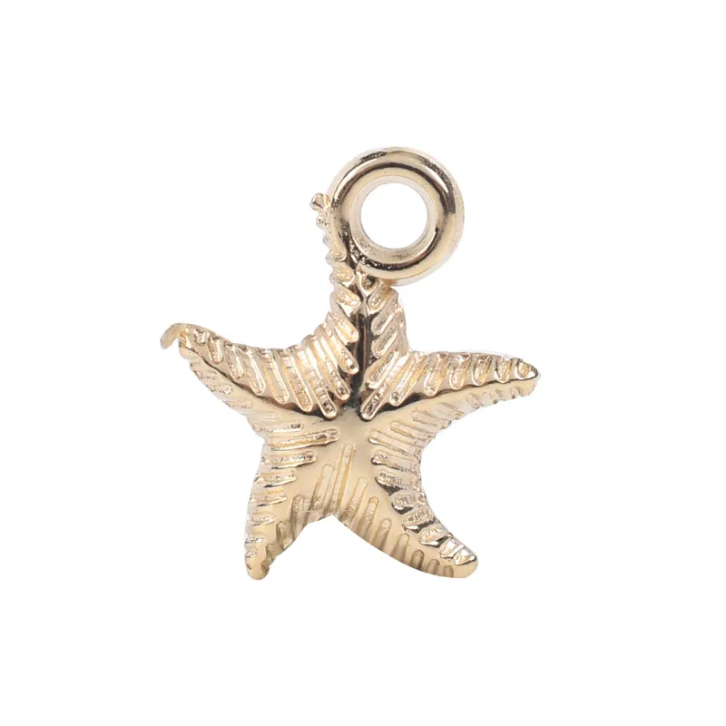 100 Pcs/Lot Gold Color Starfish Charms for Necklace Bracelets Anklets DIY Essential Jewelry Making Findings
100 Pcs/Lot Gold Color Starfish Charms for Necklace Bracelets Anklets DIY Essential Jewelry Making Findings