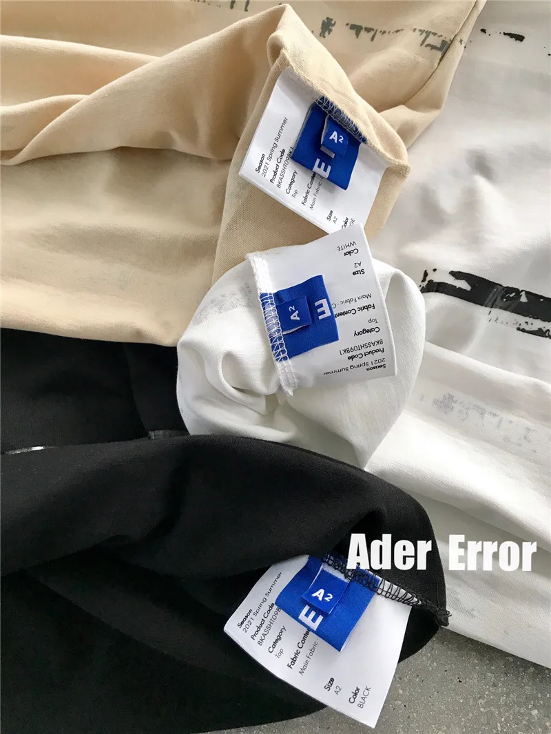 ADER ERROR Tape T-shirt Men Women 1:1 High Quality Vintage Adererror T-shirts Z-stitch Tee Tops
ADER ERROR Tape T-shirt Men Women 1:1 High Quality Vintage Adererror T-shirts Z-stitch Tee Tops
