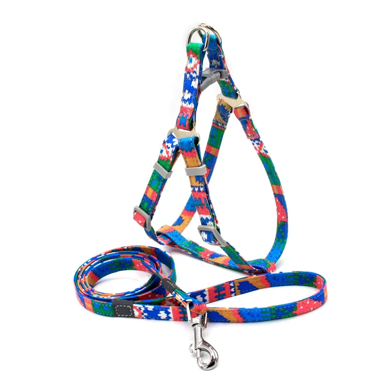 No Pull Dog Harness Set with 1.2m Dog Leash Size Adjustable Canvas Print Harness for Dogs Pitbull Leashes Dog Supplies for Pet
No Pull Dog Harness Set with 1.2m Dog Leash Size Adjustable Canvas Print Harness for Dogs Pitbull Leashes Dog Supplies for Pet