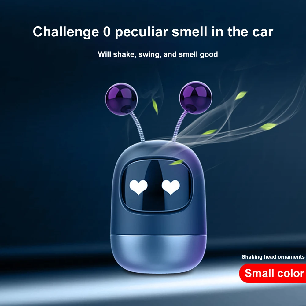 

Car Air Freshener Auto Creative Mini Robot Air Vent Clip Parfum Flavoring Ventilation Outlet Aromatherapy Deodorant Car Interior