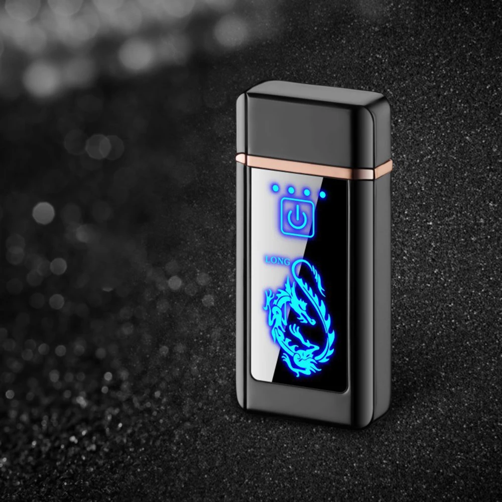New Induction Double Arc Lighter Power Display LED Screen Touch Sensing Portable USB Rechargeable Windproof lighters
New Induction Double Arc Lighter Power Display LED Screen Touch Sensing Portable USB Rechargeable Windproof lighters
