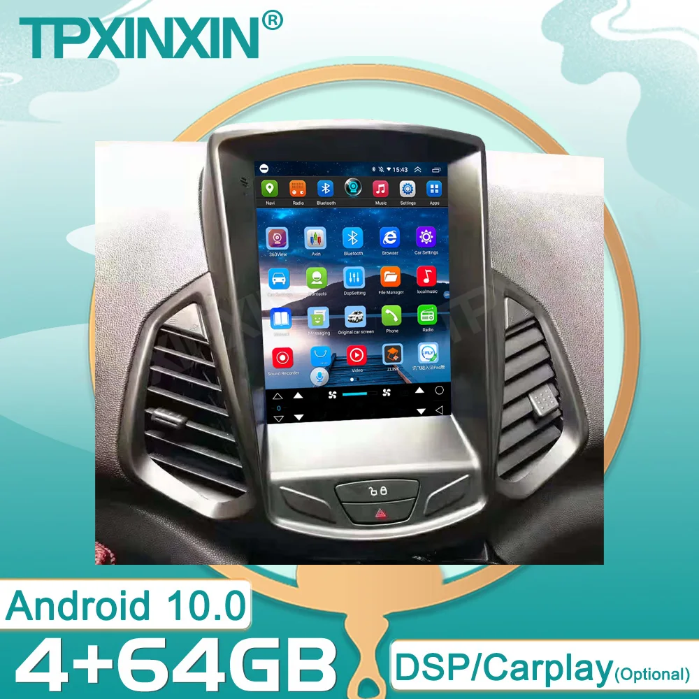 Android 10 For Ford EcoSport Eco Sport 2014-2018 IPS Touch Screen Navigation Car Multimedia GPS Radio Player Buit-in Carplay
Android 10 For Ford EcoSport Eco Sport 2014-2018 IPS Touch Screen Navigation Car Multimedia GPS Radio Player Buit-in Carplay