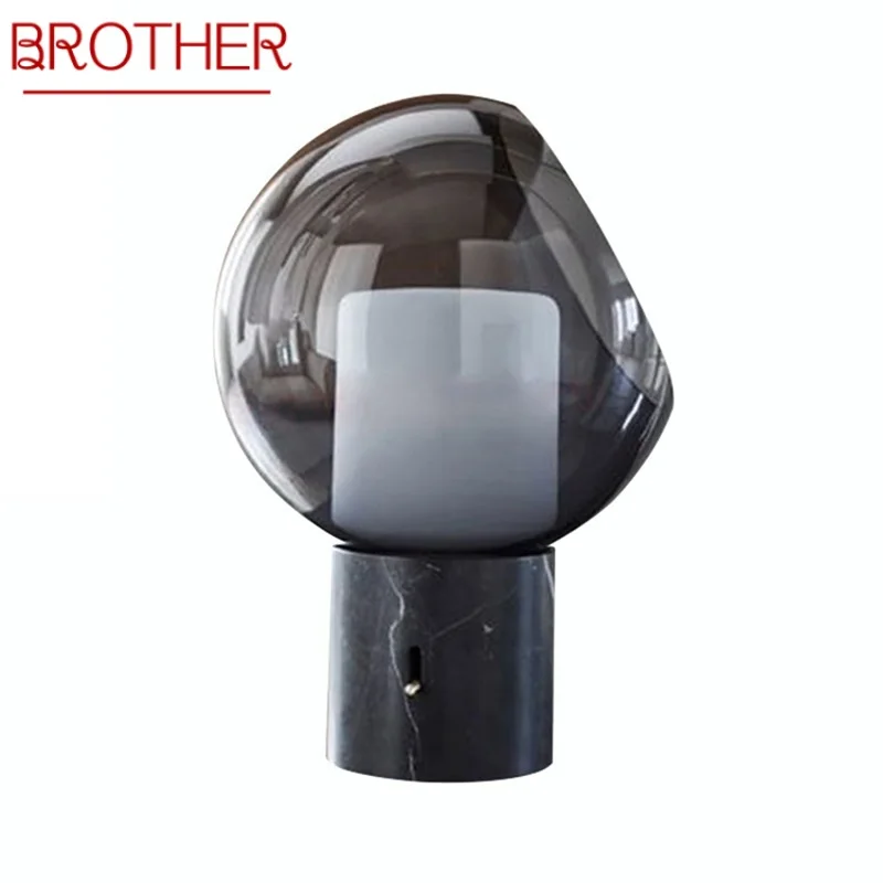 BROTHER Bedroom Table Lamp Modern Simple Design Marble Desk Light Home LED Decorative For Foyer Living Room Office
BROTHER Bedroom Table Lamp Modern Simple Design Marble Desk Light Home LED Decorative For Foyer Living Room Office