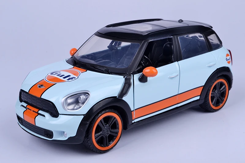 MOTORMAX 1:24 MINI COOPER S COUNTRYMAN Gulf Door open wheels turn slide Die casting collection alloy car
MOTORMAX 1:24 MINI COOPER S COUNTRYMAN Gulf Door open wheels turn slide Die casting collection alloy car