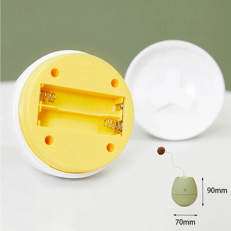 Electronic Interactive Pet Toy Teaser Tumbler Electronic Toys For Cat Kitten Training Exercise Interactive Puzzle Pets Toy
Electronic Interactive Pet Toy Teaser Tumbler Electronic Toys For Cat Kitten Training Exercise Interactive Puzzle Pets Toy