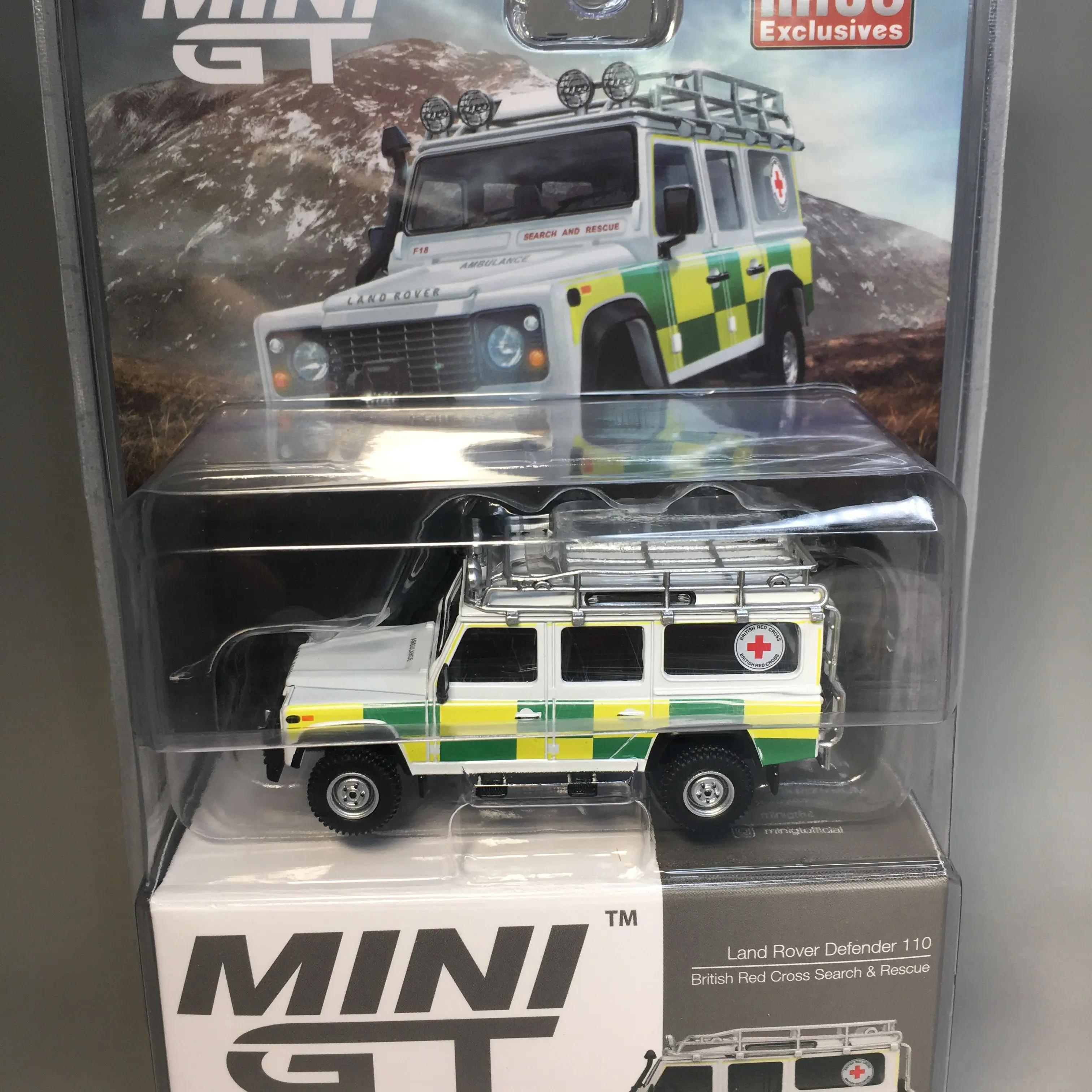 MINI GT 1/64 Defender 110 British Red Cross Search & Rescue Die Cast Model Car Collection Limited
MINI GT 1/64 Defender 110 British Red Cross Search & Rescue Die Cast Model Car Collection Limited