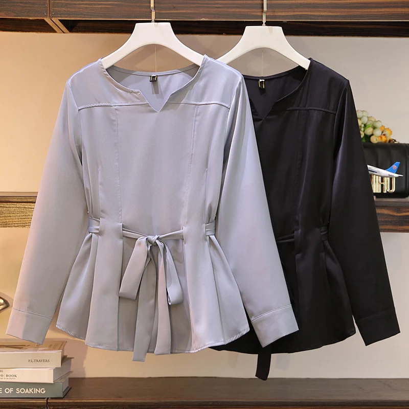 Black Bow Long Sleeved Plus Size Korean Autumn Elegant Fashion Blouses And Tops Women'S Oversize Shirt Clothing 2021 Female
Black Bow Long Sleeved Plus Size Korean Autumn Elegant Fashion Blouses And Tops Women'S Oversize Shirt Clothing 2021 Female