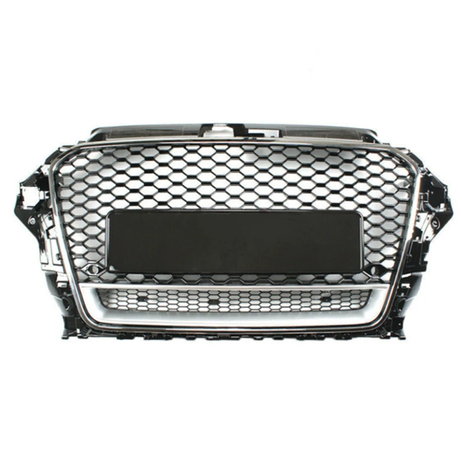 Honeycomb Grill Mesh Black And Silver for Audi A3/S3 8V 2014 2015 2016 RS3 Quattro Style Hex Mesh Front Bumper Hood Grille
Honeycomb Grill Mesh Black And Silver for Audi A3/S3 8V 2014 2015 2016 RS3 Quattro Style Hex Mesh Front Bumper Hood Grille