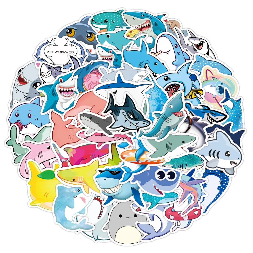 50pcs Cute Shark Stickers Waterproof Decals DIY Luggage Laptop Fridge Phone Diary Album Scrapbooking Stationery Sticker Kids Toy 
50pcs Cute Shark Stickers Waterproof Decals DIY Luggage Laptop Fridge Phone Diary Album Scrapbooking Stationery Sticker Kids Toy