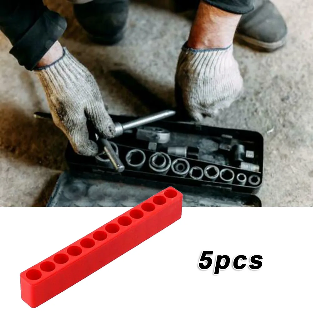 5pcs Storage Organizer W/ 12Holes Plastic Socket For Hex Shank Bit Screwdriver Batch Head Organizer Deck Case
5pcs Storage Organizer W/ 12Holes Plastic Socket For Hex Shank Bit Screwdriver Batch Head Organizer Deck Case