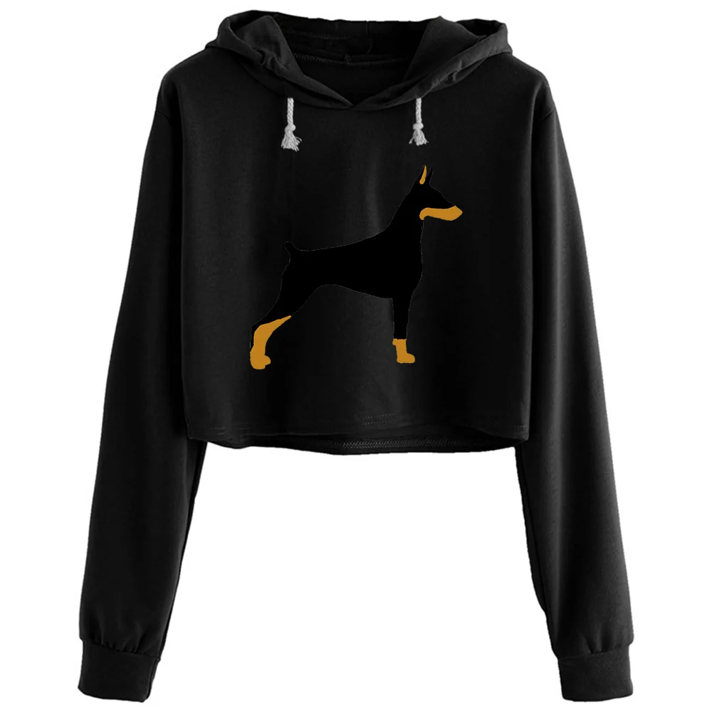 Doberman Pinscher Silo Crop Hoodies Women Emo Aesthetic Kpop Korean Pullover For Girls
Doberman Pinscher Silo Crop Hoodies Women Emo Aesthetic Kpop Korean Pullover For Girls