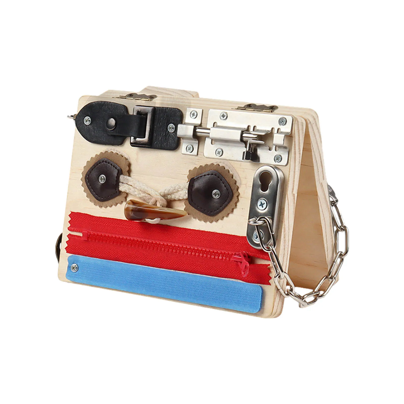 Kids Basic Skills Activity Board Montessori Toys Folding Busy WoodBoard Life Skills Training Toy Educational Wooden Sensory Toy 
Kids Basic Skills Activity Board Montessori Toys Folding Busy WoodBoard Life Skills Training Toy Educational Wooden Sensory Toy