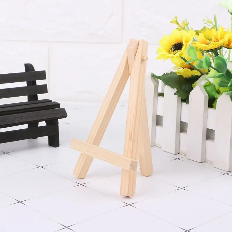 Natural Wood Mini Easel Frame Tripod Display Meeting Wedding Table Number Name Card Stand Display Holder Children Painting Craft
Natural Wood Mini Easel Frame Tripod Display Meeting Wedding Table Number Name Card Stand Display Holder Children Painting Craft