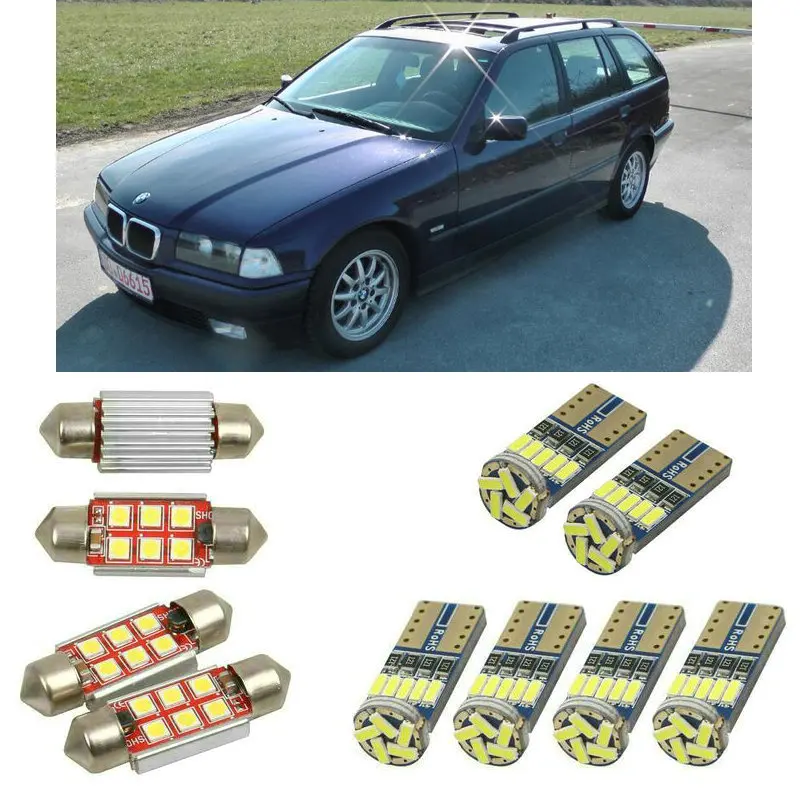 Внутренний светодиодный автомобильный светильник s для BMW 3 touring e36 estate, Купольные лампы для автомобилей, без ошибок, номерной знак, светильни...
Внутренний светодиодный автомобильный светильник s для BMW 3 touring e36 estate, Купольные лампы для автомобилей, без ошибок, номерной знак, светильни...