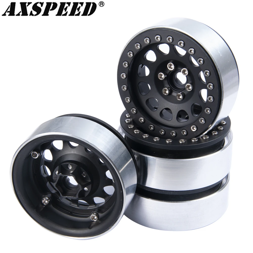 AXSPEED 2.2inch Metal Wheel Hubs Beadlock Wheel Rims for 1/10 RC Crawler Car Axial Wraith 90018 SCX10 Traxxas TRX4 D90
AXSPEED 2.2inch Metal Wheel Hubs Beadlock Wheel Rims for 1/10 RC Crawler Car Axial Wraith 90018 SCX10 Traxxas TRX4 D90