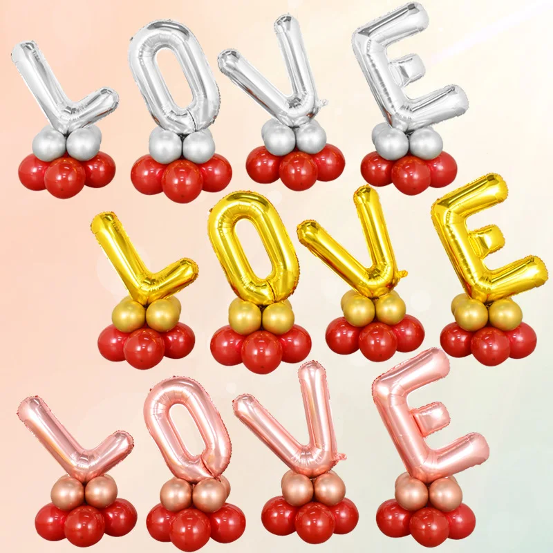 43pcs/set 32inch Love Letter Wedding Aluminum Foil Balloons Wedding Party Valentine's Day Decorations Kit Balloon Decor
43pcs/set 32inch Love Letter Wedding Aluminum Foil Balloons Wedding Party Valentine's Day Decorations Kit Balloon Decor
