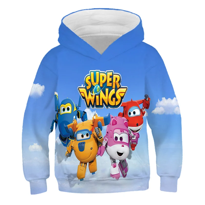 Kids Hoodie 3D Printed Super Wings Cartoon Sweatshirt Long Sleeve Children Clothes for Boys Girls Cute Tops for 4-14 Years Child
Kids Hoodie 3D Printed Super Wings Cartoon Sweatshirt Long Sleeve Children Clothes for Boys Girls Cute Tops for 4-14 Years Child