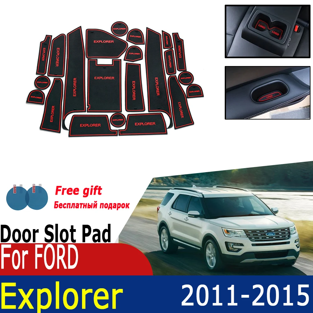 Anti-Slip Rubber Cup Cushion Door Groove Mat For Ford Explorer MK5 U502 Pre-Facelift 2015~2011 2013 Accessories Mat For Phone
Anti-Slip Rubber Cup Cushion Door Groove Mat For Ford Explorer MK5 U502 Pre-Facelift 2015~2011 2013 Accessories Mat For Phone