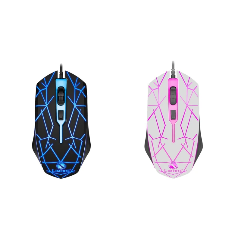 LIMEIDE 309 Gaming Mouse Mechanical Mouse 7 Colors RGB Backlight 4 Keys DPI 800/1200/1600 Metal Base Plate USB for Games
LIMEIDE 309 Gaming Mouse Mechanical Mouse 7 Colors RGB Backlight 4 Keys DPI 800/1200/1600 Metal Base Plate USB for Games