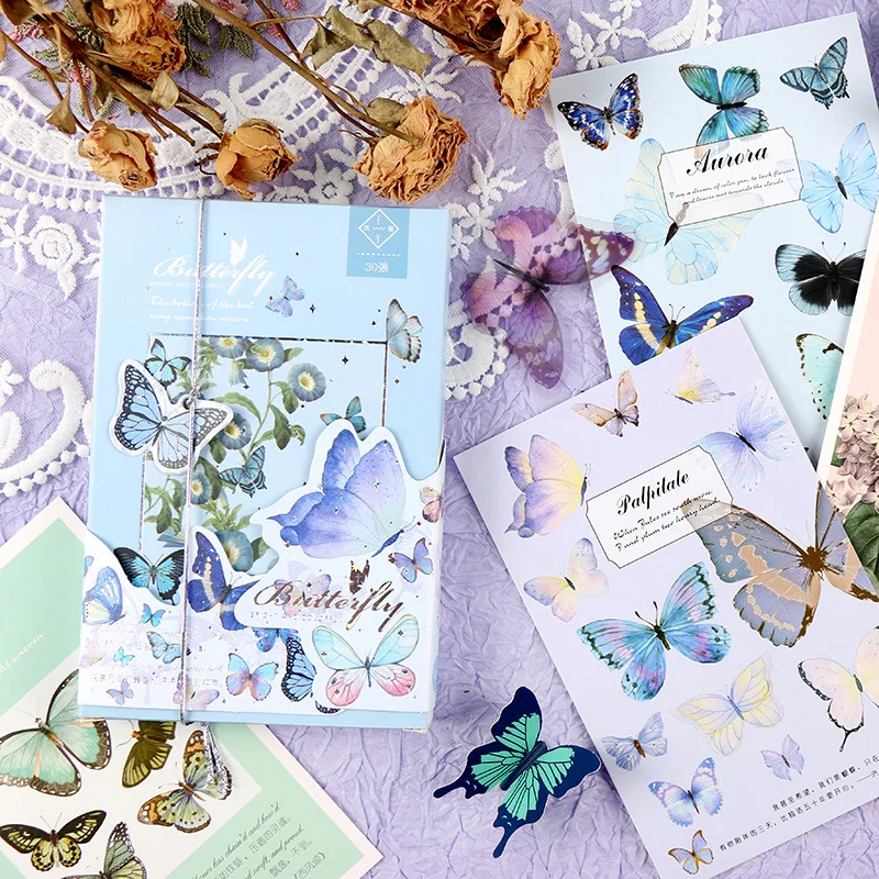 30 Sheets/Set Beautiful Butterfly and Flower Postcard DIY Message Greeting Cards Birthday Gift Card
30 Sheets/Set Beautiful Butterfly and Flower Postcard DIY Message Greeting Cards Birthday Gift Card