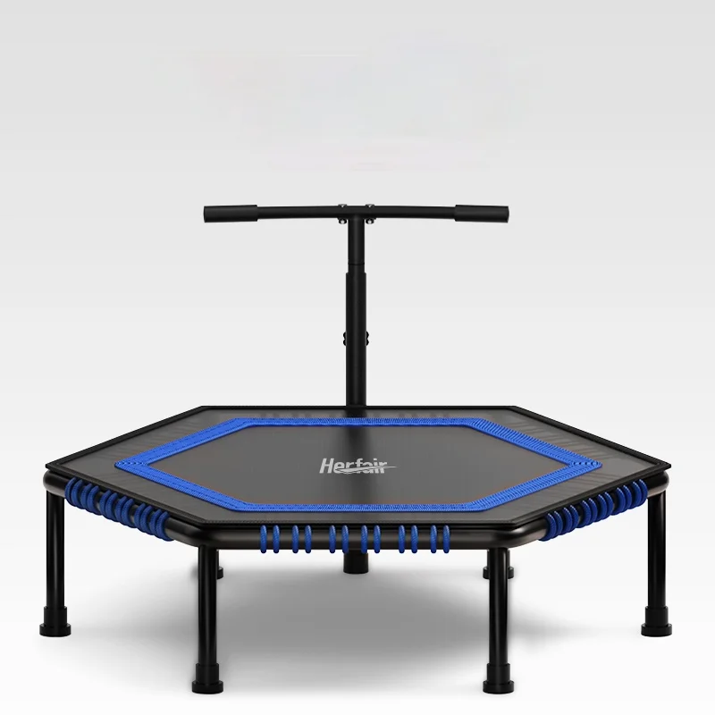 

Indoor Fitness Trampoline Adult Jumping Accessories Weight Loss Trampoline Kids Gym Home Trampolin Portable Equipment DF50BC