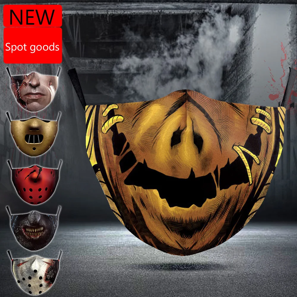 New Halloween Fashion Horror Printing Women's Men Unisex Cospaly Masks Face-Protection Cycling Spots Breathable Adult Party Mask
New Halloween Fashion Horror Printing Women's Men Unisex Cospaly Masks Face-Protection Cycling Spots Breathable Adult Party Mask