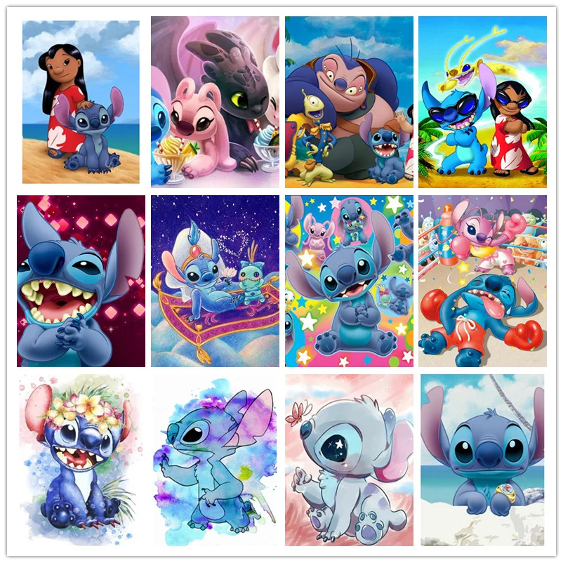 5D Diamond Painting Disney Lilo & Stitch Mosaic Anime Diamond Embroidery Full Square Cross Stitch Kits Home Decor Christmas Gift
5D Diamond Painting Disney Lilo & Stitch Mosaic Anime Diamond Embroidery Full Square Cross Stitch Kits Home Decor Christmas Gift