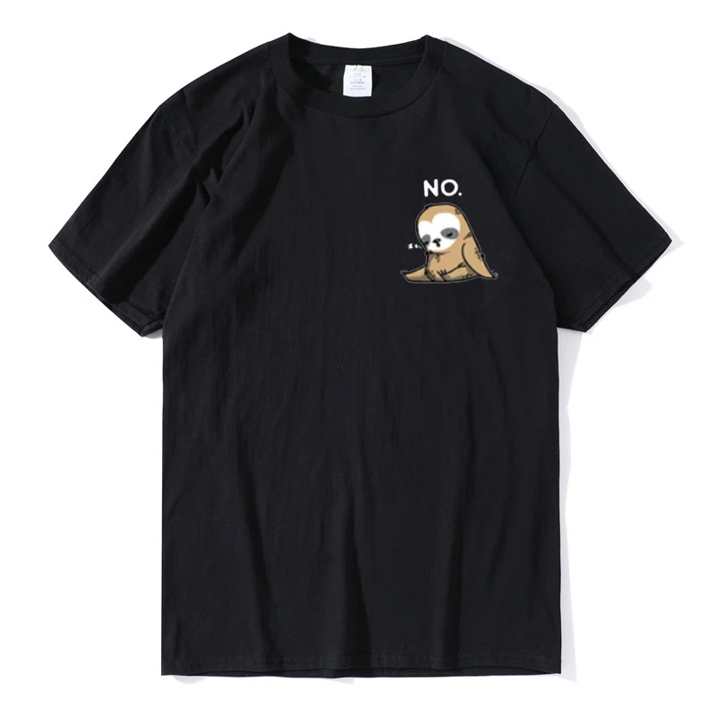 100% Cotton Humor T Shirt Unisex Casual Short Sleeve Men Funny Cartoon Sloth Dozing Off T Shirt Men Women Streetwear EU SIZE
100% Cotton Humor T Shirt Unisex Casual Short Sleeve Men Funny Cartoon Sloth Dozing Off T Shirt Men Women Streetwear EU SIZE