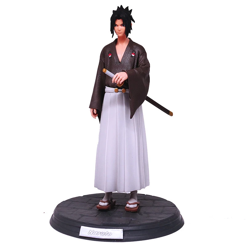Фото Экшн фигурка Naruto Shippuden GK акатсуки Учиха Саске кимоно 30 см изысканное качество