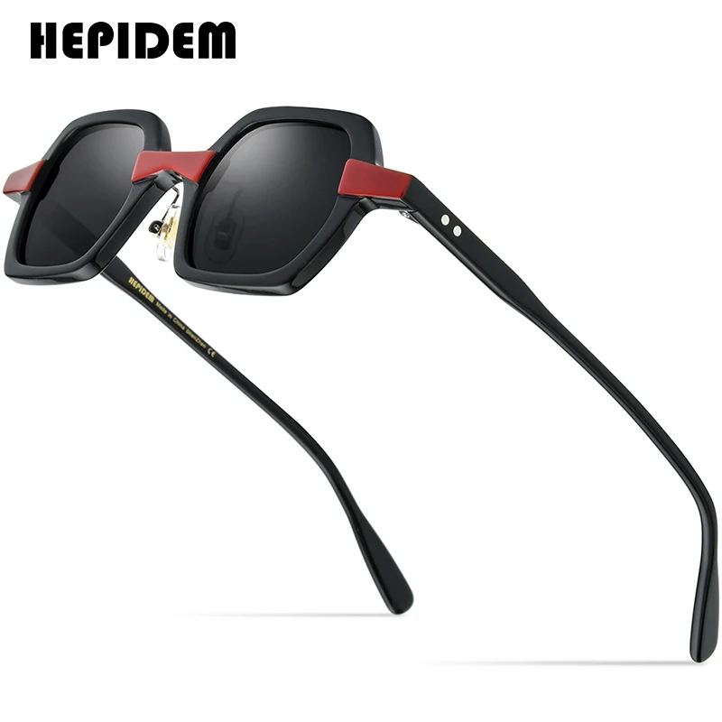 HEPIDEM Acetate Polarized Sunglasses Men 2022 New Retro Vintage Square Sun Glasses for Women Shades 9152T
HEPIDEM Acetate Polarized Sunglasses Men 2022 New Retro Vintage Square Sun Glasses for Women Shades 9152T