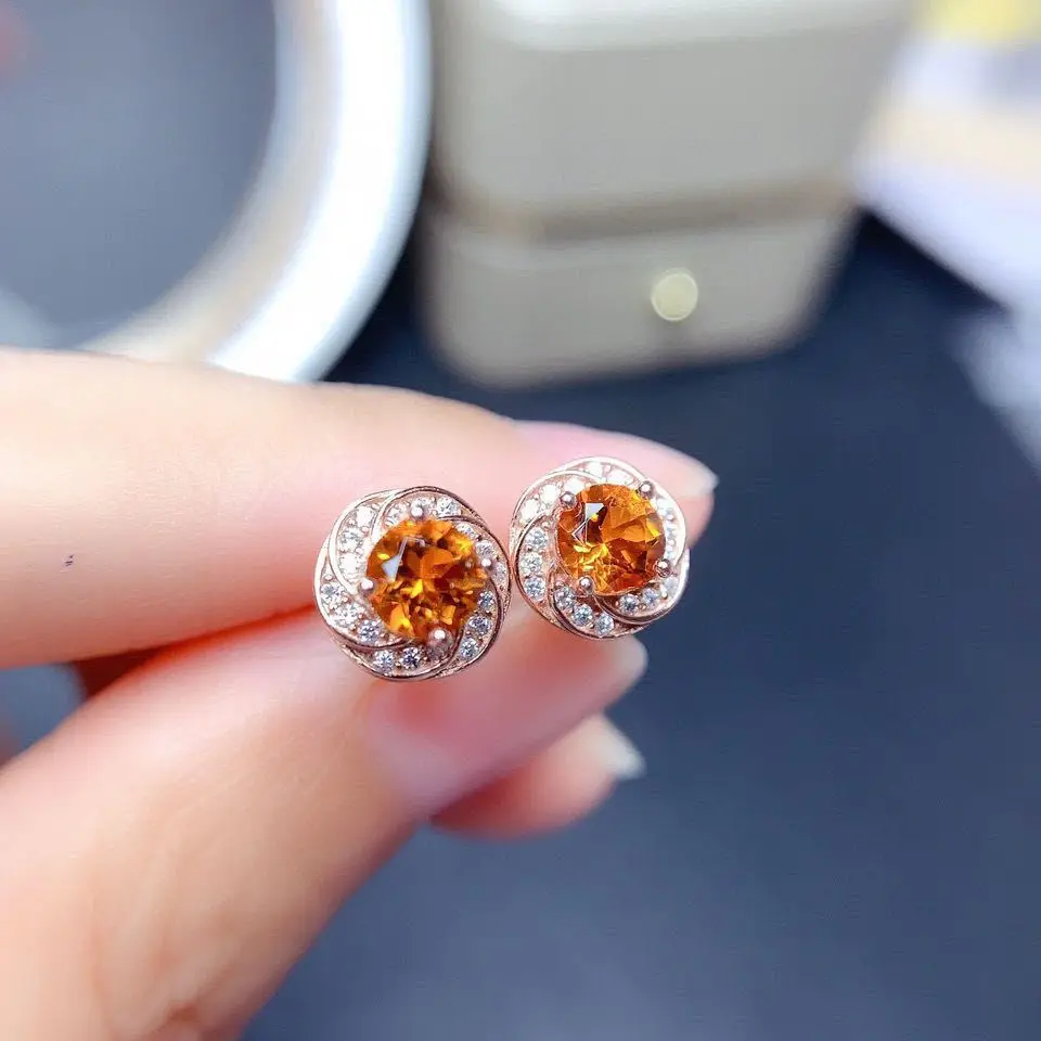 Yellow Topaz Bracelets Earrings for Female Real 925 Sterling Silver Deep Yellow Gemstone Bracelet for Student Birthday Gift
Yellow Topaz Bracelets Earrings for Female Real 925 Sterling Silver Deep Yellow Gemstone Bracelet for Student Birthday Gift