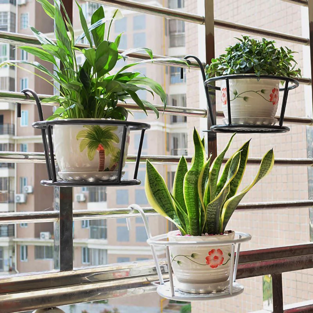 Balcony Hanging Plant Rack Balcony Round Flower Pot Rack Railing Fence Easy Assemble Outdoor Window Iron Bonsai Stand Decoration
Balcony Hanging Plant Rack Balcony Round Flower Pot Rack Railing Fence Easy Assemble Outdoor Window Iron Bonsai Stand Decoration
