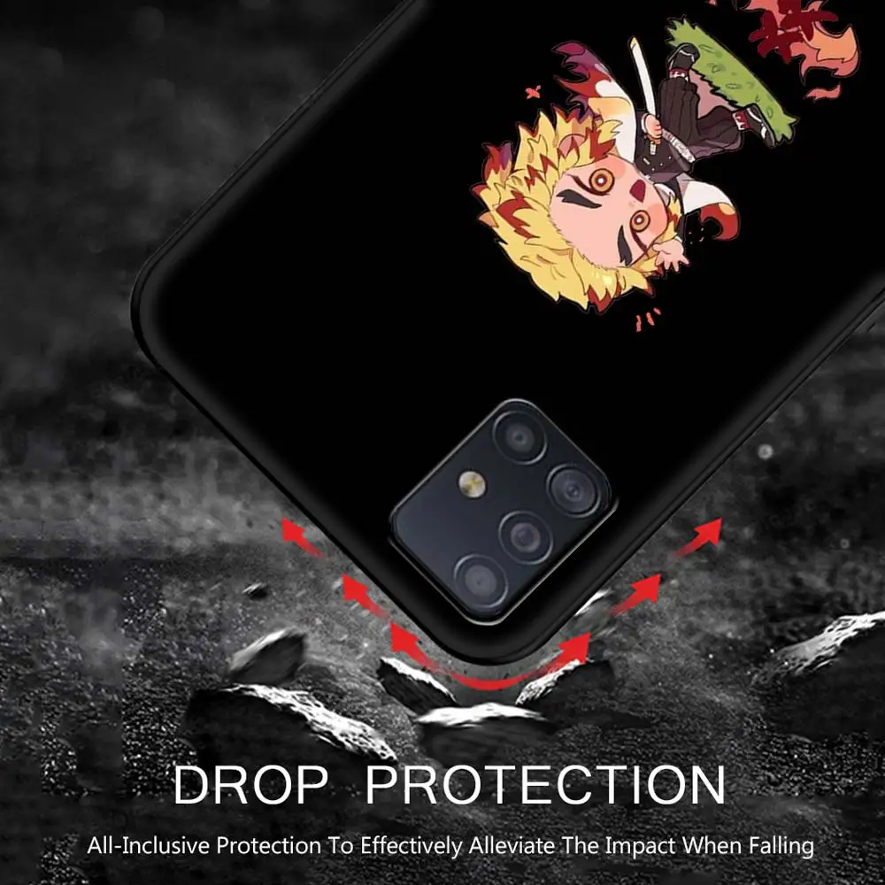 Newest Japan Demon Slayer Phone Case for Samsung Galaxy A51 A71 A21S A12 A11 A31 A52 A41 A32 5G A72 A02S Silicon Back Cover
Newest Japan Demon Slayer Phone Case for Samsung Galaxy A51 A71 A21S A12 A11 A31 A52 A41 A32 5G A72 A02S Silicon Back Cover