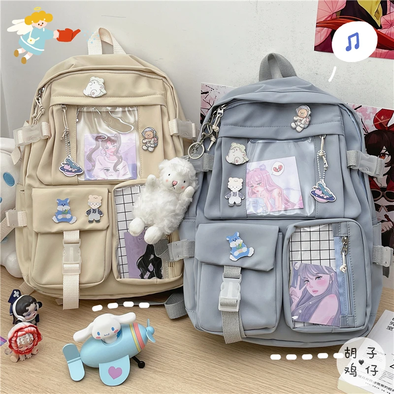 YJ670 Harajuku college style large-capacity backpack school bag Korean girl junior high school student backpack
YJ670 Harajuku college style large-capacity backpack school bag Korean girl junior high school student backpack