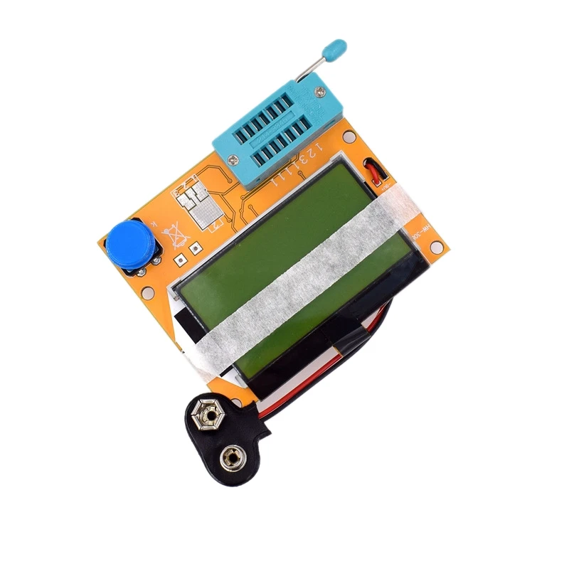 LCR-T4 Digital Transistor Tester Diode Triode Capacitance LCR T4 Meter 12864 9V LCD Screen for MOSFET/JFET/PNP/NPN
LCR-T4 Digital Transistor Tester Diode Triode Capacitance LCR T4 Meter 12864 9V LCD Screen for MOSFET/JFET/PNP/NPN