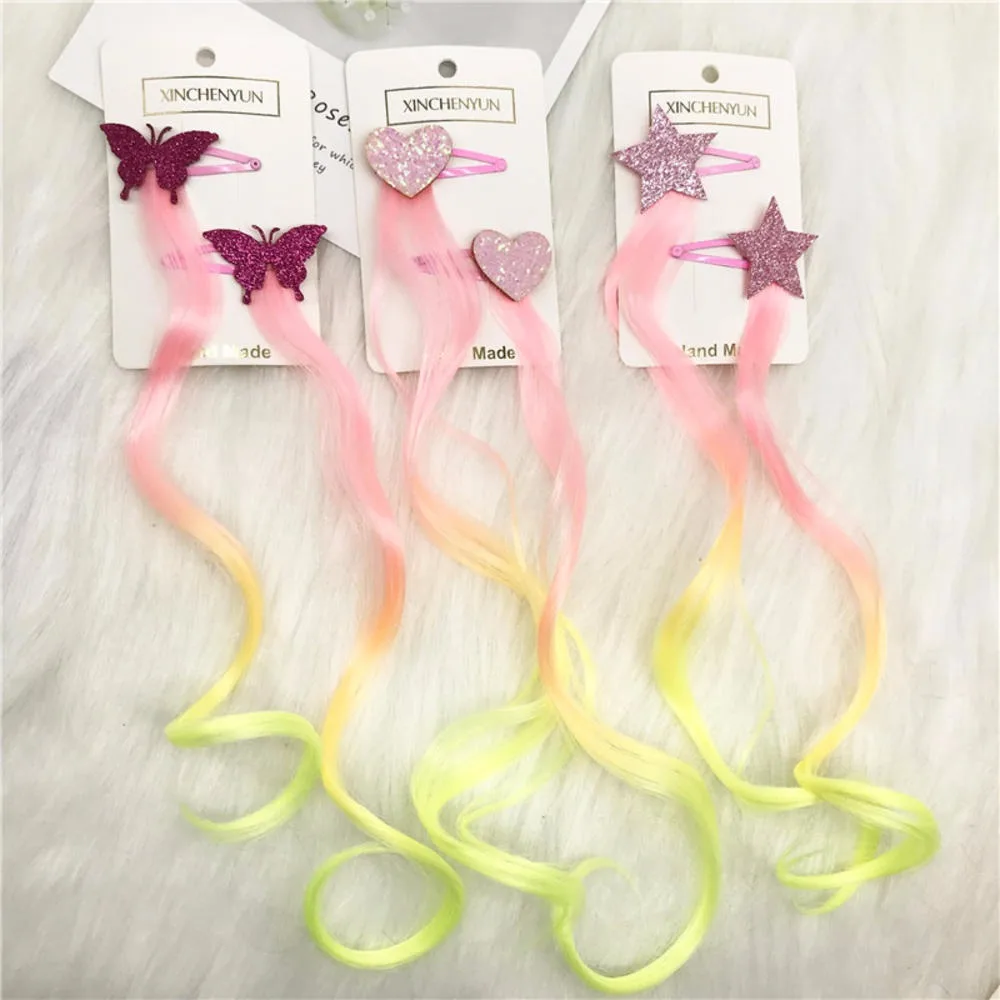 New Girls Lovely Gradient Colorful Wigs Hairpins Princess Hair Ornament Headband Hair Clips Barrettes Kids Hair
New Girls Lovely Gradient Colorful Wigs Hairpins Princess Hair Ornament Headband Hair Clips Barrettes Kids Hair
